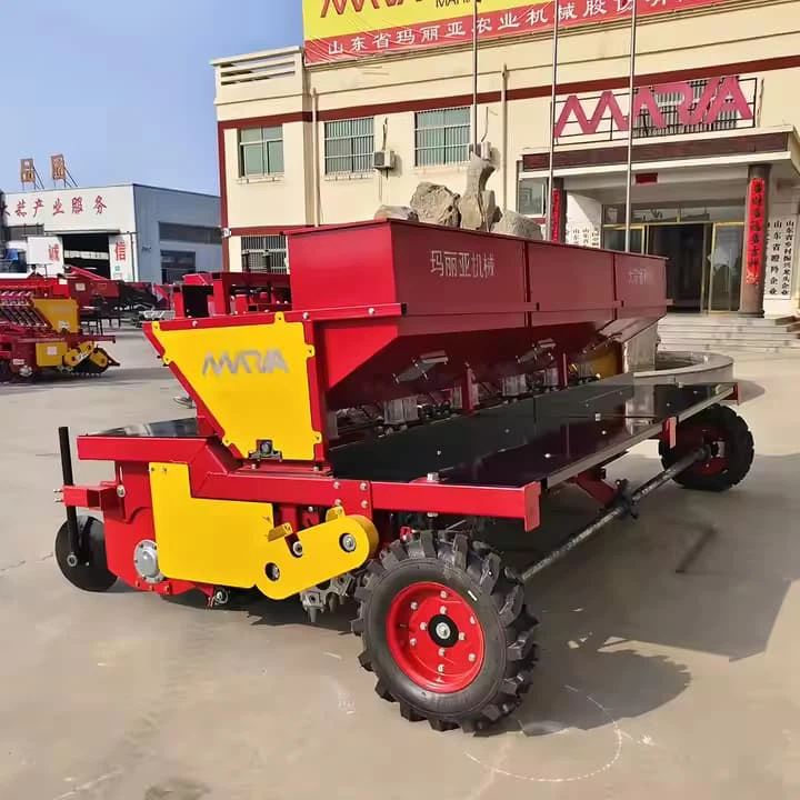 Fixation automatique du tracteur à l'ail à l'ail automatique Multi-fonction 16 lignes de plantation de lignes de semence rapide distributeur de traitement de l'ail Machine de traitement